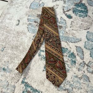 Polo by Ralph Lauren Brown and Red Classic Tie